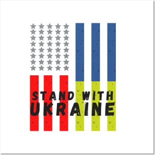 Stand With Ukraine Posters and Art